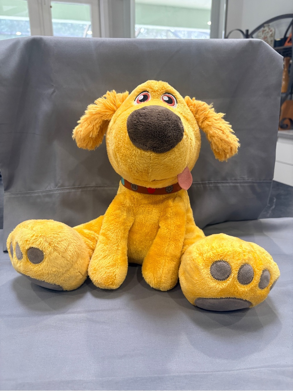 Disney Pixar UP Dug The Dog with Big Feet Plush /Stuffed Toy